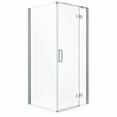 Cabina de dus pe colt Duxu Star crom orientare dreapta [1]