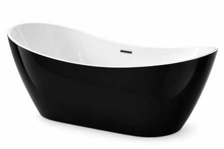 Cada freestanding negru lucios Duxu Bliss [1]
