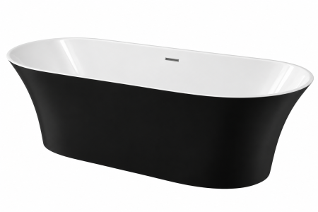 Cada freestanding negru lucios Duxu Edeea [1]