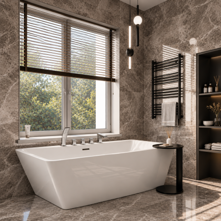 Căzi freestanding și back to wall - Cada freestanding din acril sanitar Duxu Luxor