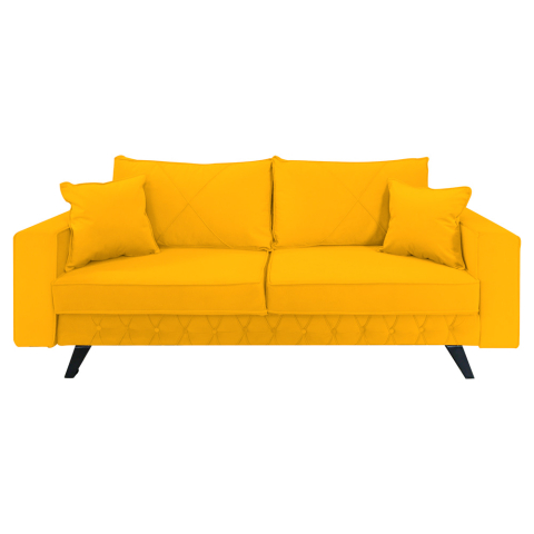 Canapea extensibila Alisson, din catifea cu lada de depozitare, 230x105x80 cm [1]