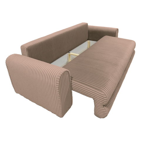 Canapea extensibila LINEA, cu lada de depozitare, 244x100x80 cm [5]