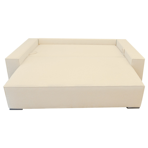 Canapea extensibila Nube, din stofa boucle cu lada de depozitare, 230x100x82 cm [4]
