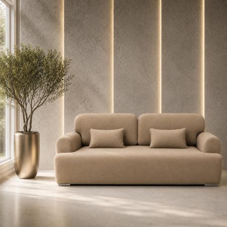 Canapele - Canapea extensibila NUVIA, cu lada de depozitare, 242x100x83 cm