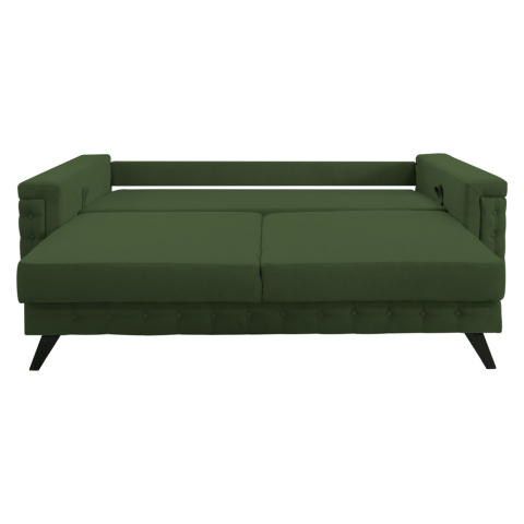Canapea extensibila Omega, din stofa cu lada de depozitare, 230x105x80 cm [4]