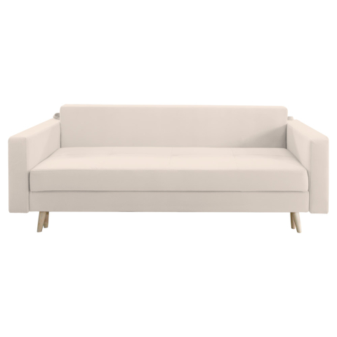 Canapea extensibila Sofia, din catifea cu lada de depozitare, 220x90x80 cm [3]