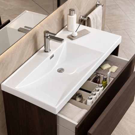 Lavoare - Lavoar ceramic alb Duxu Mondo