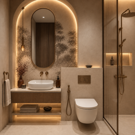 Lavoar ceramic pe blat Duxu Den Alb 51x41 cm lucios [1]