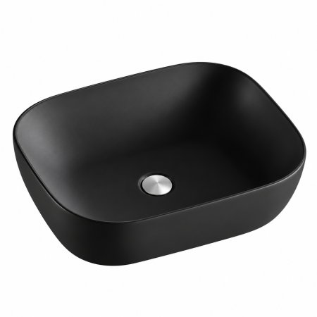 Lavoar ceramic pe blat Duxu Den Negru 51x41 cm [3]