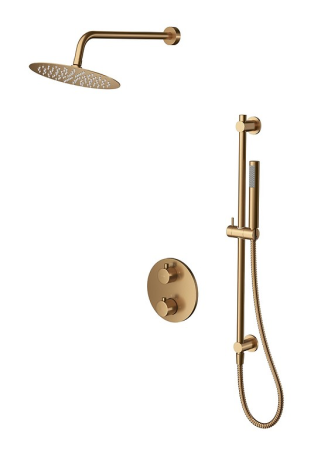 Set de dus incastrat DUXU ProGold finisaj auriu periat [2]