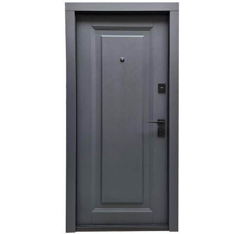 Usi de exterior - Ușă metalică DUXU ELVARA- Antracit Granular / Alb Granular