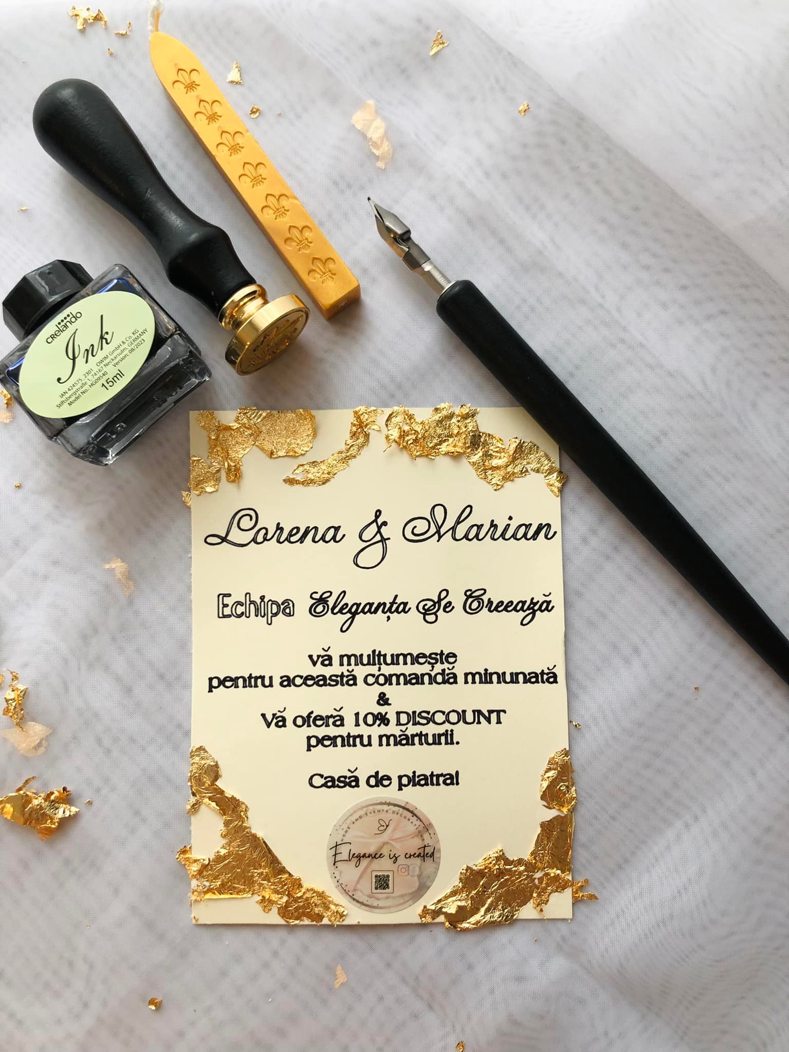 Caligrafie specială Elegant Collections