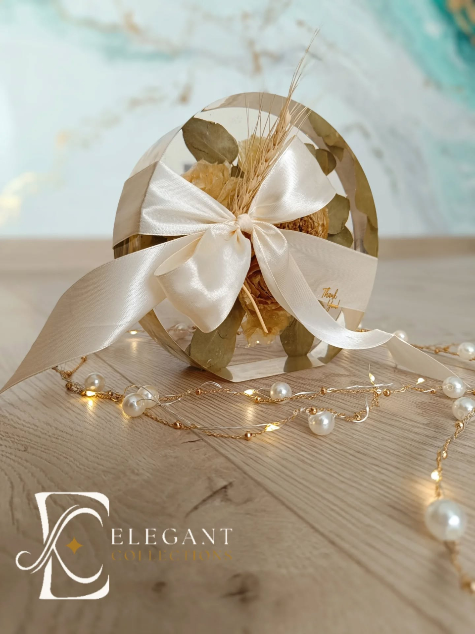 Full Moon Keepsake buchet mireasa flori incapsulate in rasina [2]