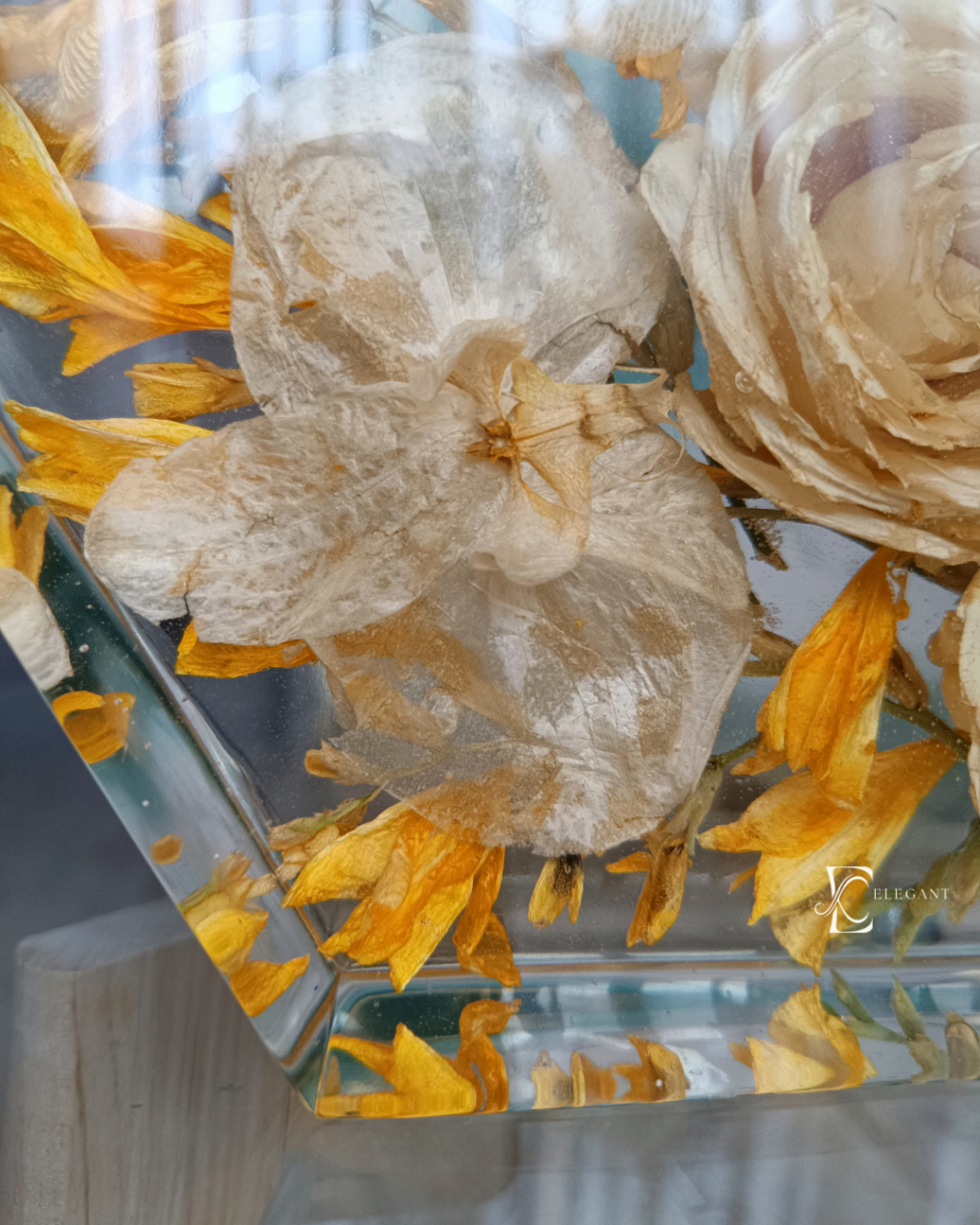 Diamond Keepsake buchet mireasa flori incapsulate in rasina [3]