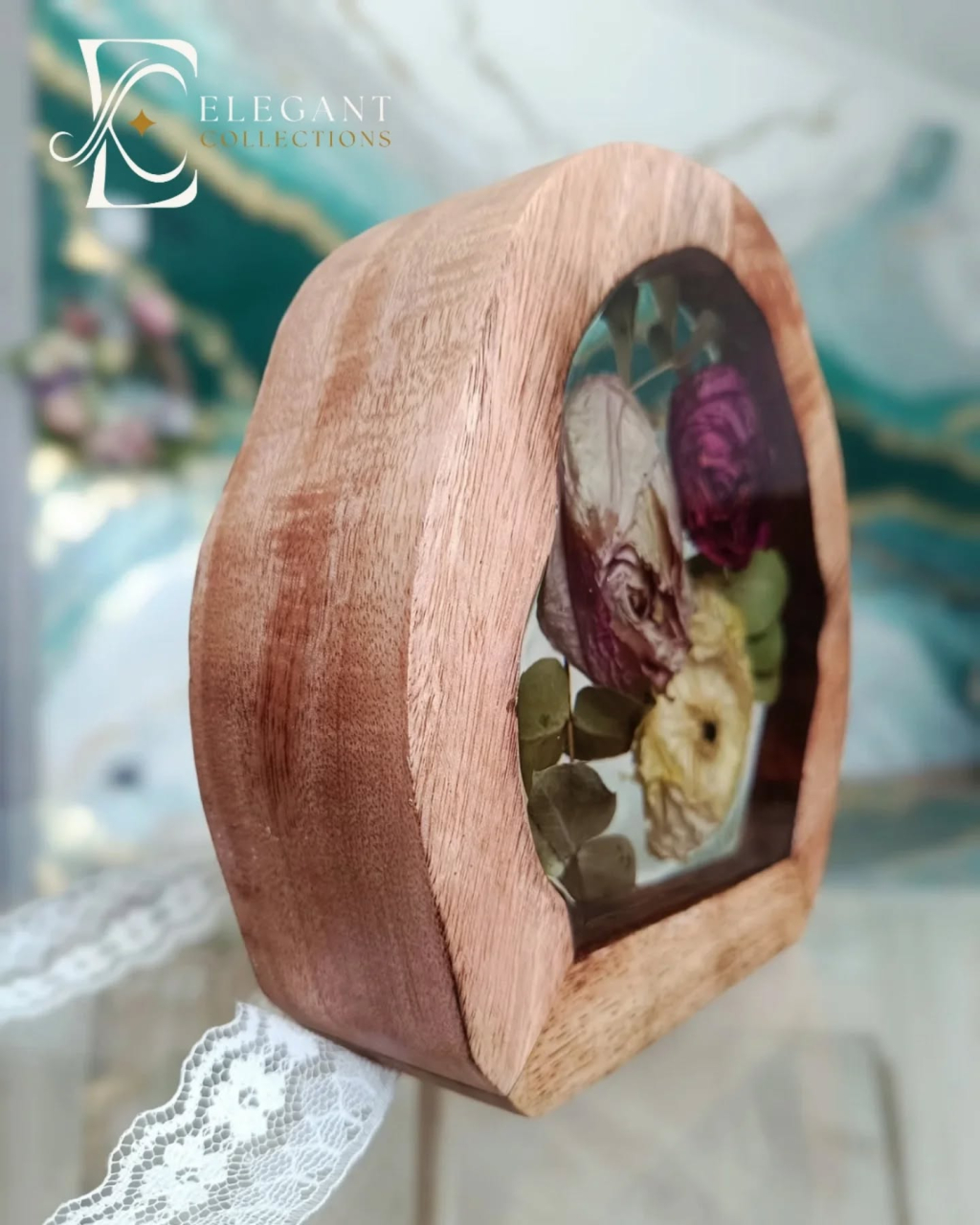 Woody Love Keepsake flori incapsulate in rasina cadou personalizat unicat [2]