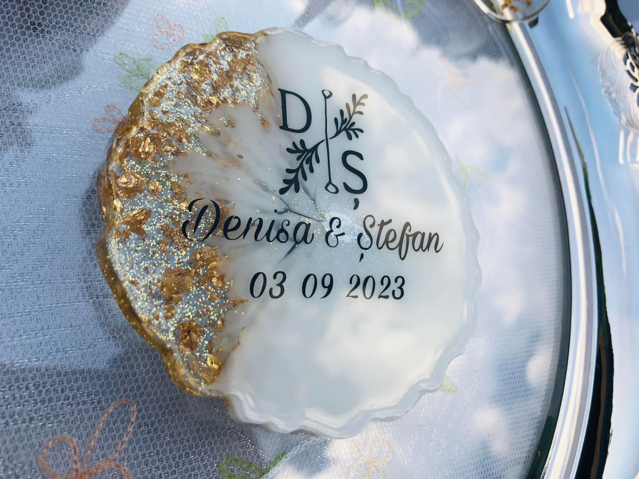 BRIGHT GOLD – Mărturii personalizate din rășină epoxidică handmade [7]