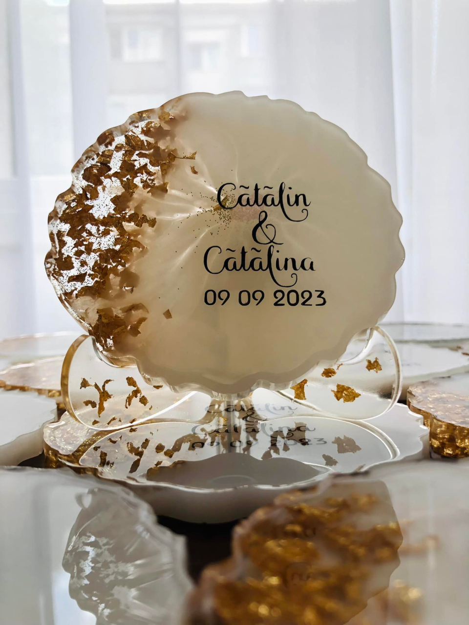 BRIGHT GOLD – Mărturii personalizate din rășină epoxidică handmade [4]