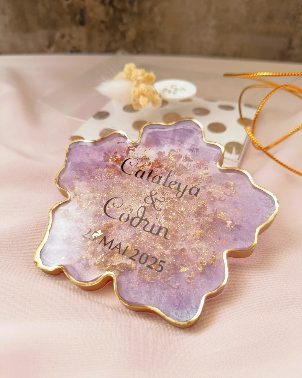 Mărturii CATALEYA din rășină epoxidică pentru nuntă și botez [2]