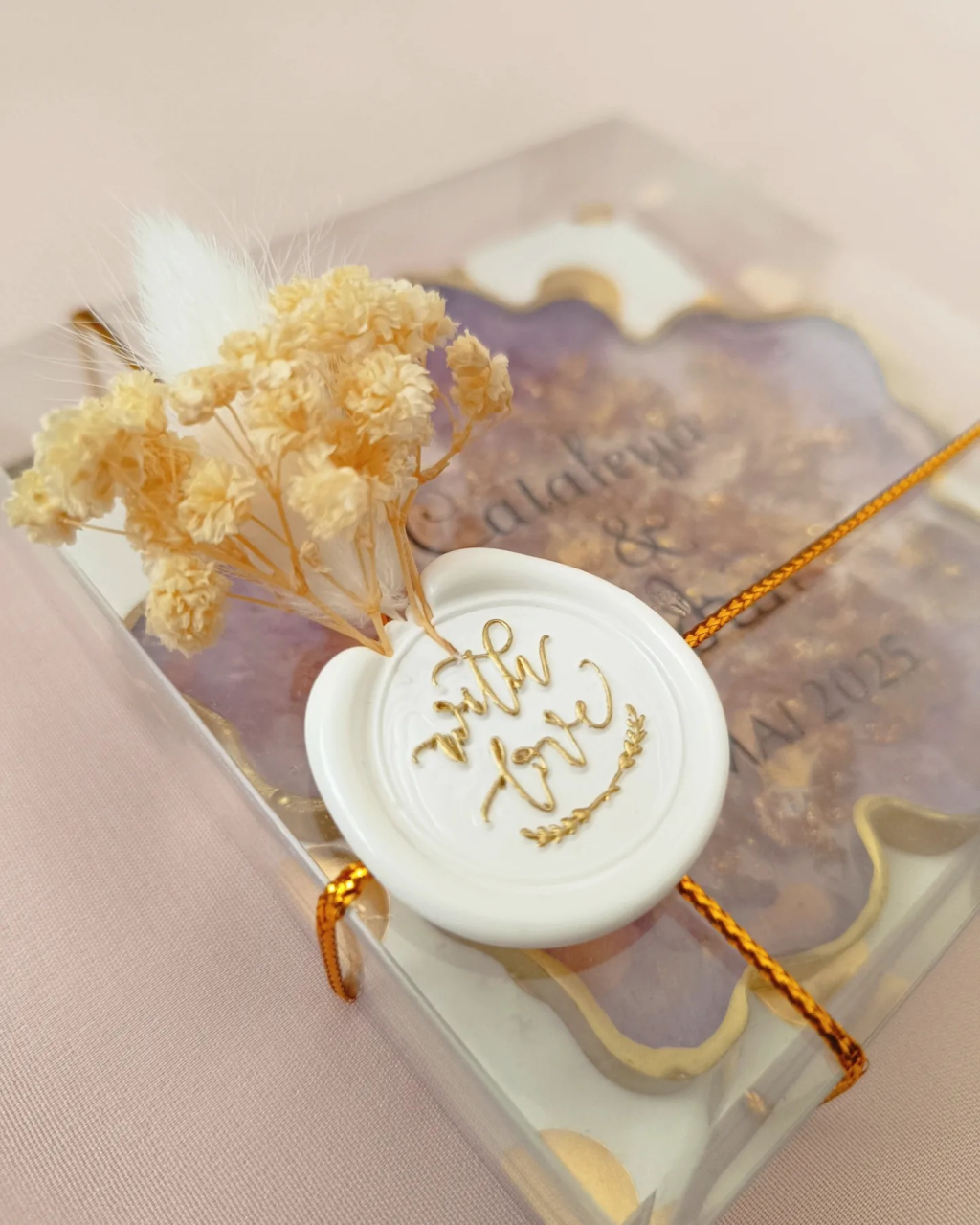 Mărturii CATALEYA din rășină epoxidică pentru nuntă și botez [4]