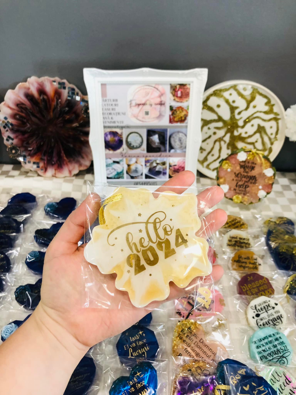 Mărturii CATALEYA din rășină epoxidică pentru nuntă și botez [12]