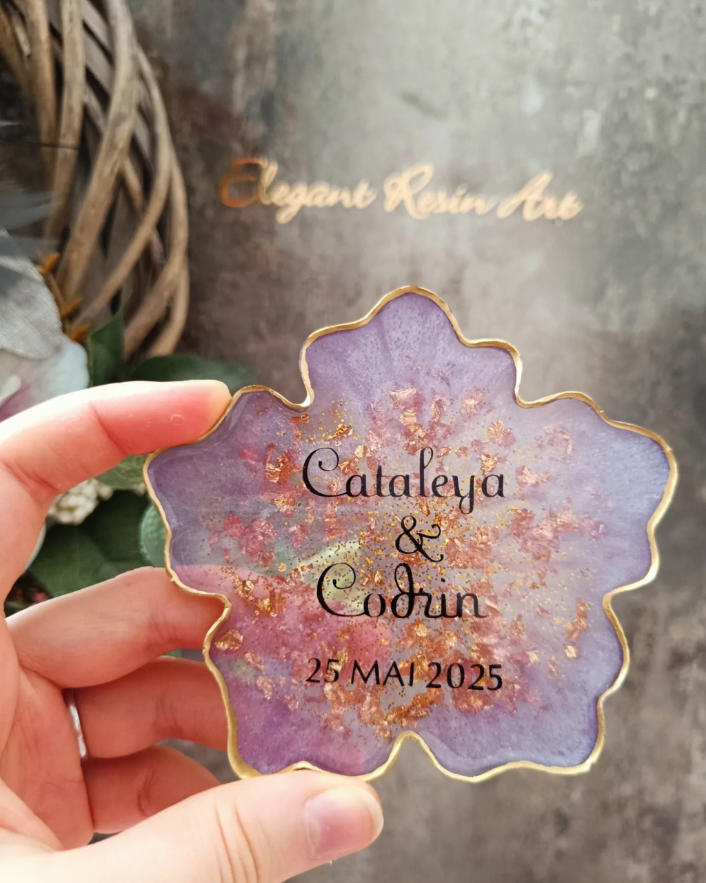 Mărturii CATALEYA din rășină epoxidică pentru nuntă și botez [1]