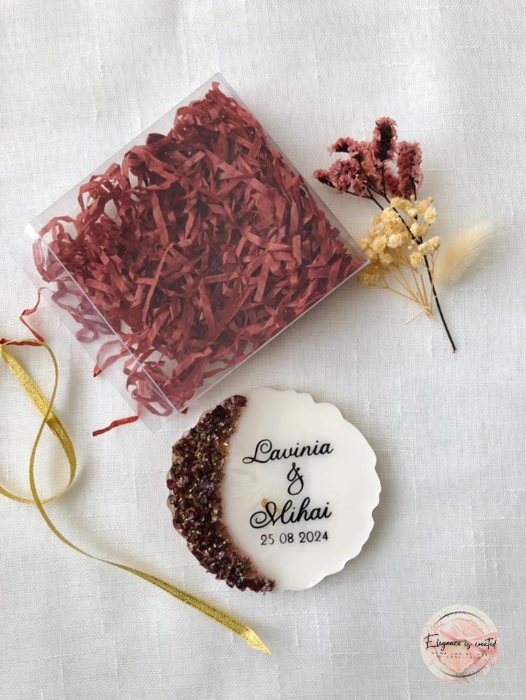 Mărturii GEODE din rășină epoxidică pentru nuntă și botez [8]