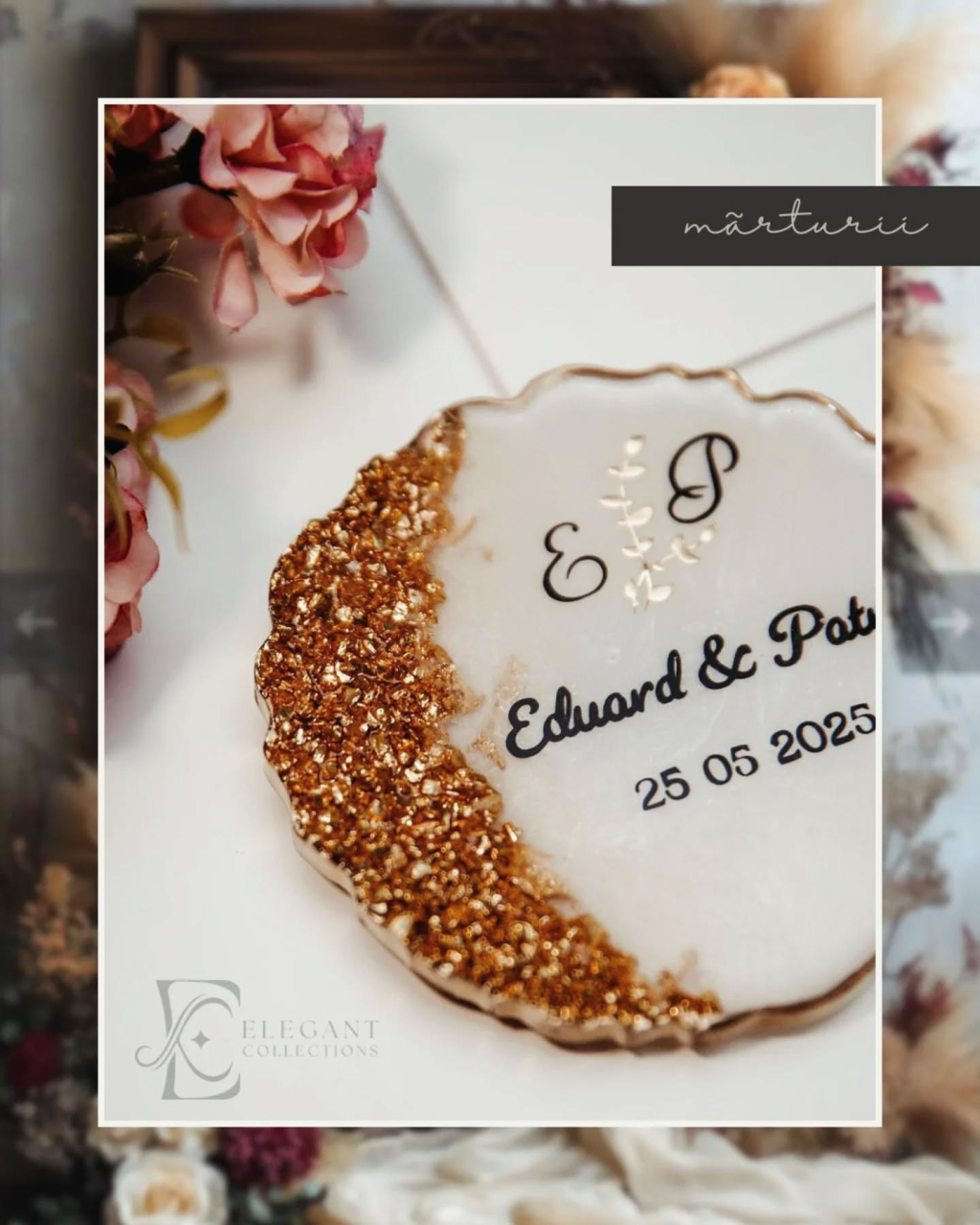 Mărturii GEODE din rășină epoxidică pentru nuntă și botez [2]