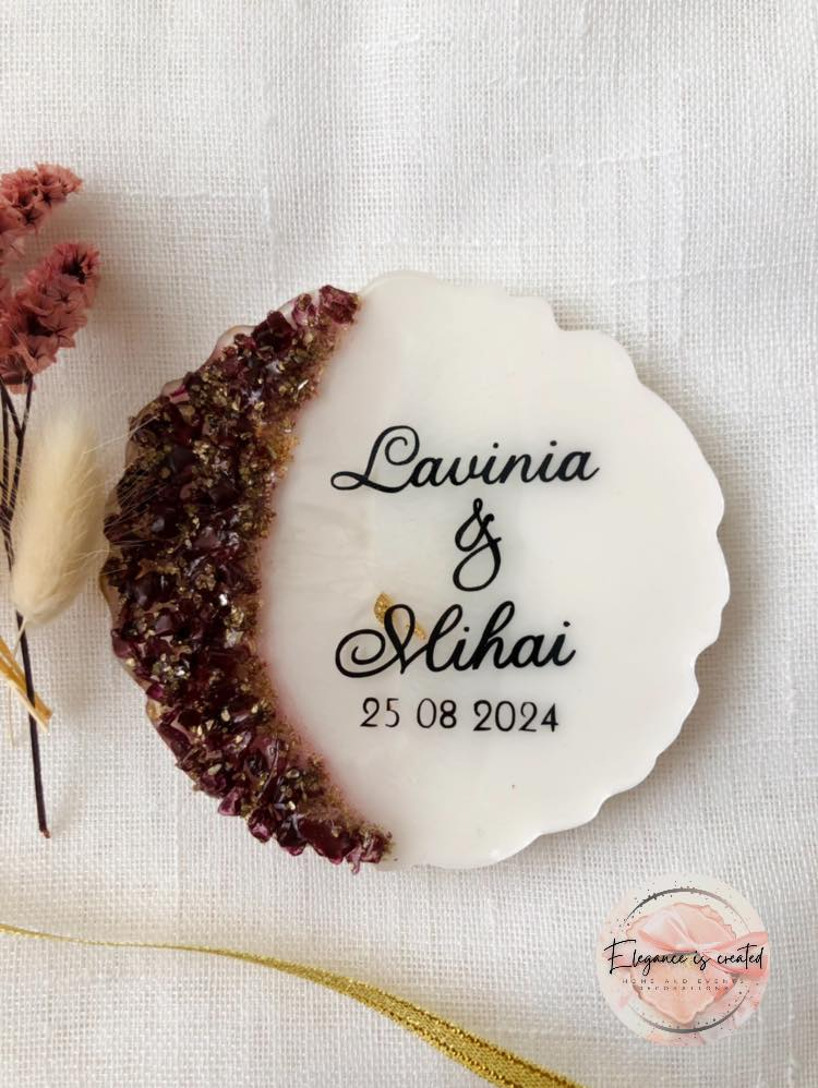 Mărturii GEODE din rășină epoxidică pentru nuntă și botez [7]