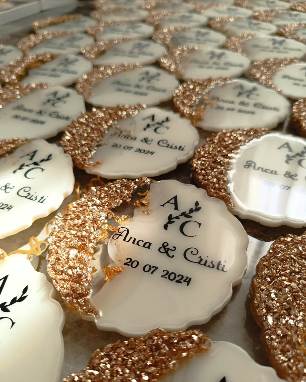 Mărturii GEODE din rășină epoxidică pentru nuntă și botez [10]