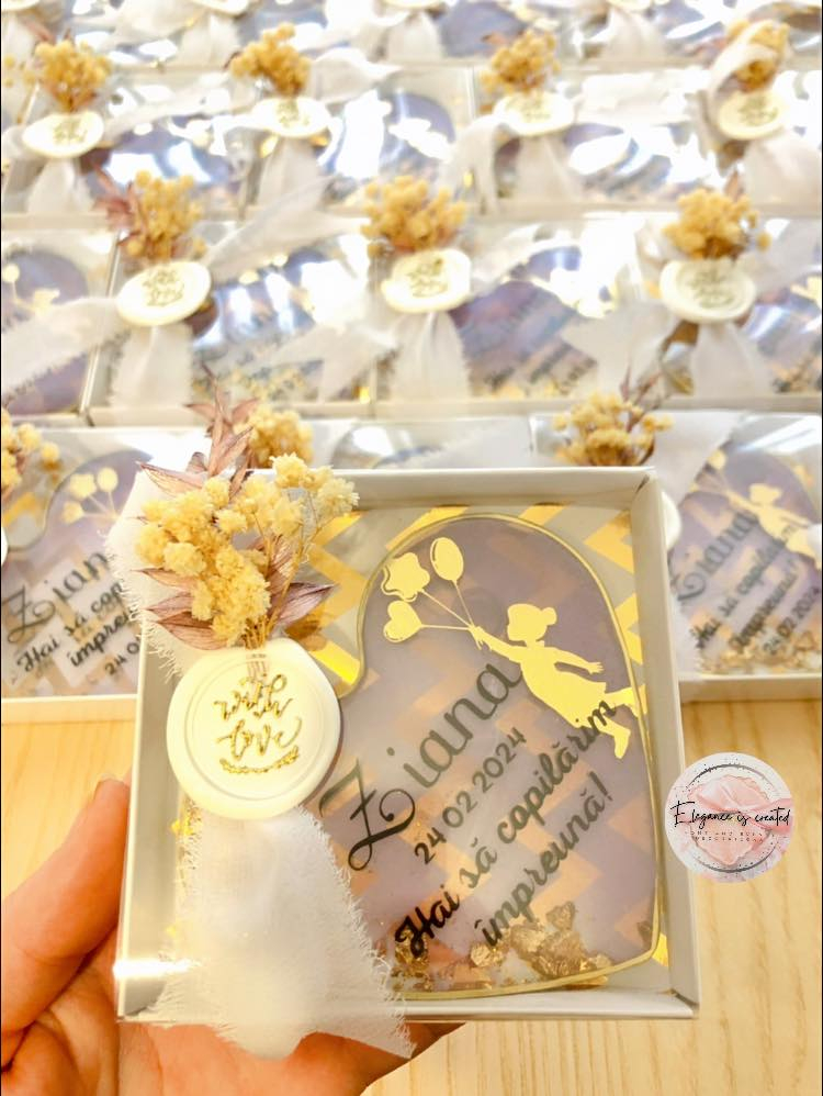 Mărturii HEART din rășină epoxidică pentru nuntă și botez [18]