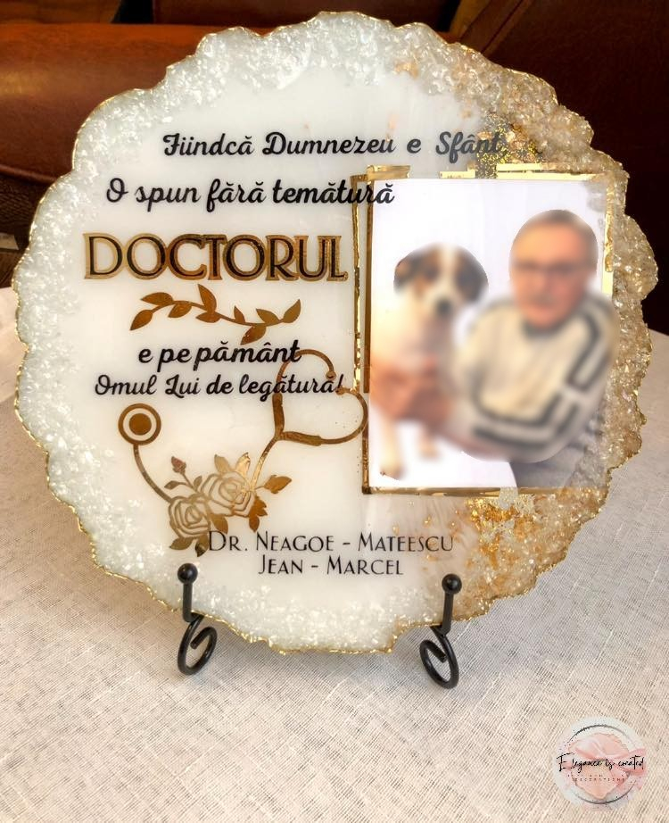 MEMOTAG MAXI – Suport mesaj personalizat din rășină epoxidică handmade 25 cm [1]