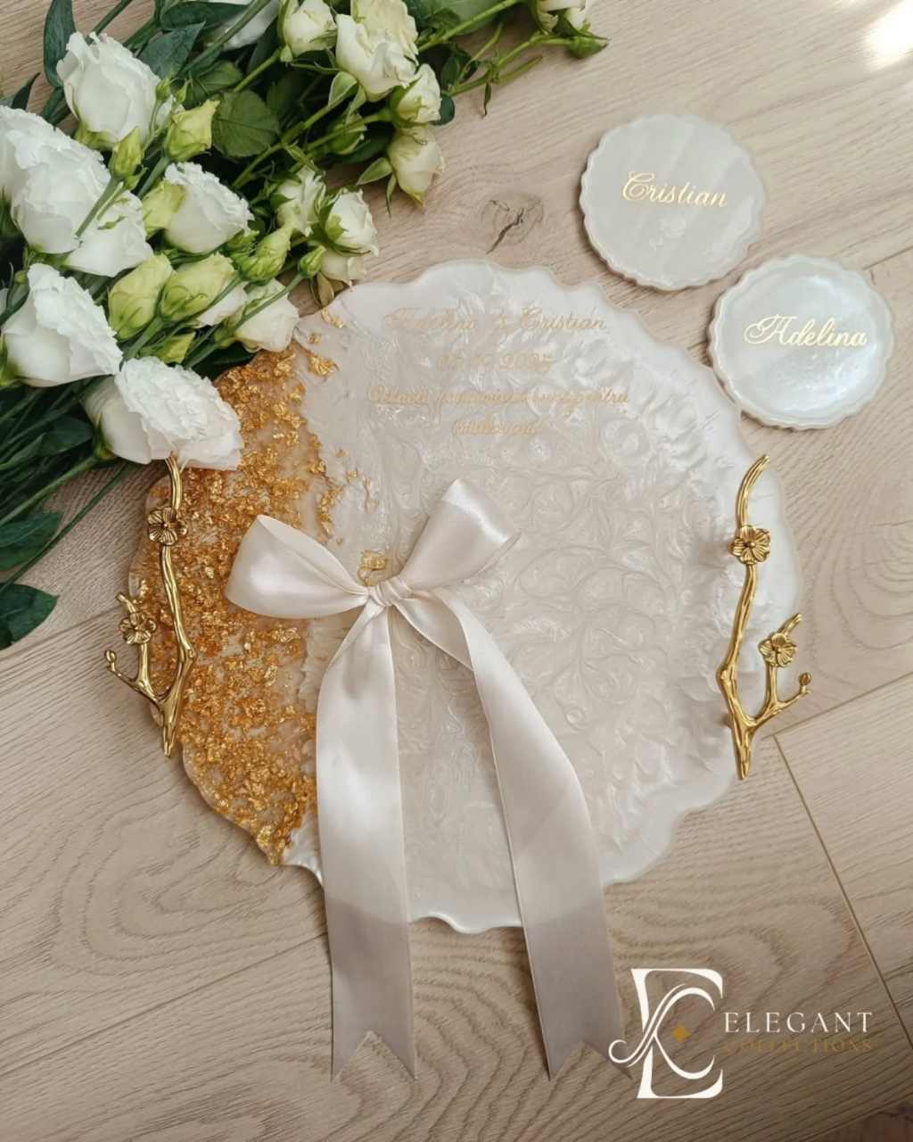 BEST SELLER – Platou din rășină epoxidică handmade unicat [2]