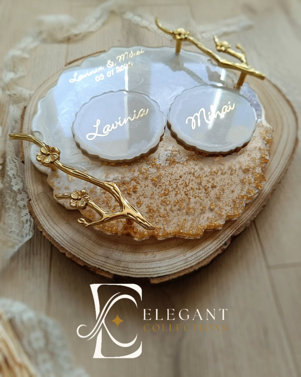 BEST SELLER – Platou din rășină epoxidică handmade unicat [8]