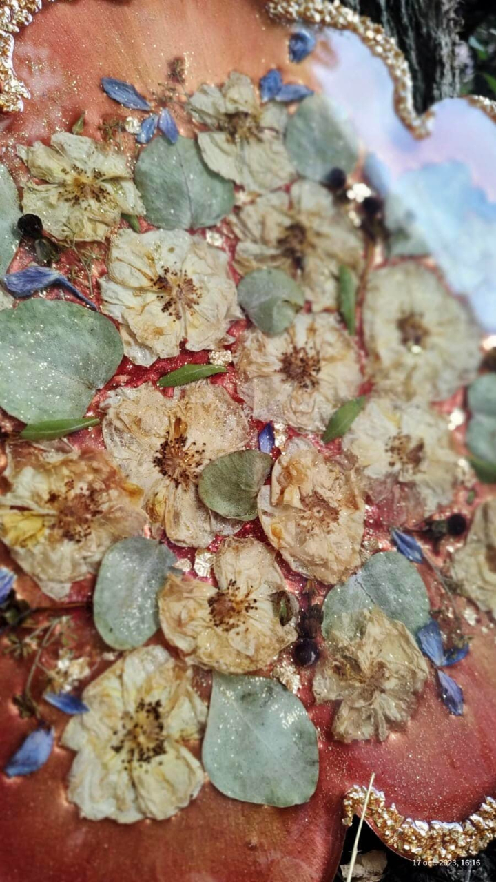 CATALEYA – Platou din rășină epoxidică handmade unicat 35 cm [4]