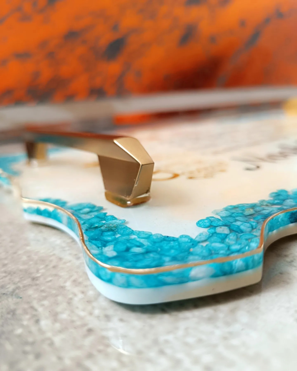 MODERNA – Platou din rășină epoxidică handmade unicat [10]