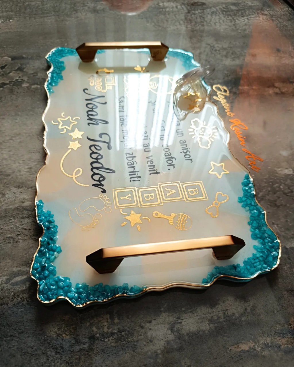 MODERNA – Platou din rășină epoxidică handmade unicat [11]