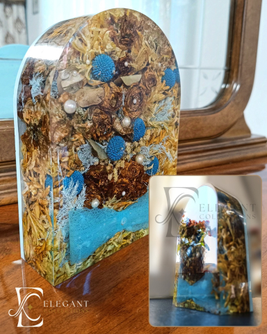 ARCH - Keepsake buchet mireasă în rășină epoxidică ARCH