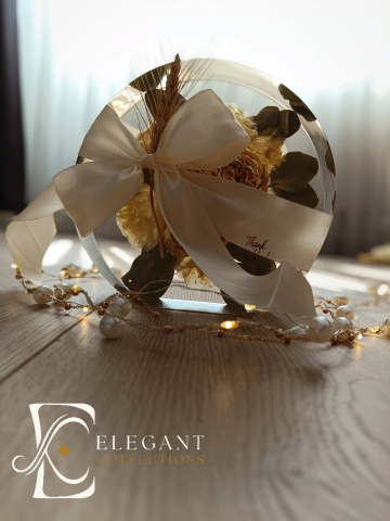 FULL MOON - Full Moon Keepsake buchet mireasa flori incapsulate in rasina