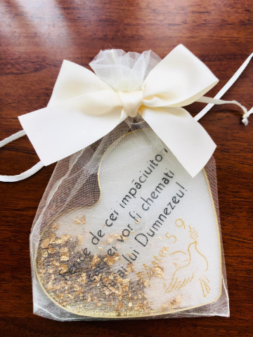 Mărturii HEART din rășină epoxidică pentru nuntă și botez [7]