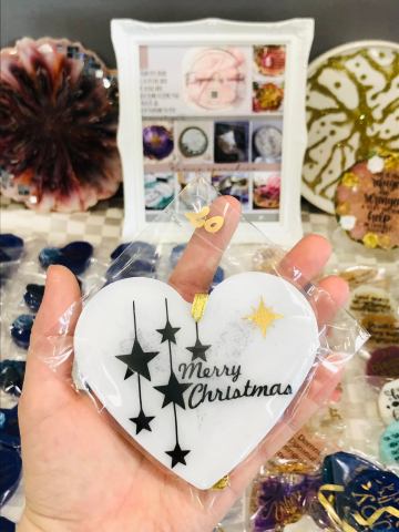 Mărturii HEART din rășină epoxidică pentru nuntă și botez [12]