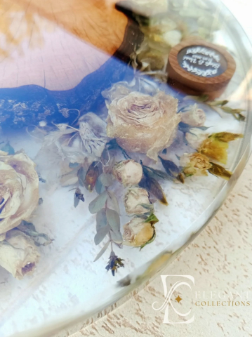 OSLO – Măsuță din rășină epoxidică și lemn natural handmade personalizată [5]