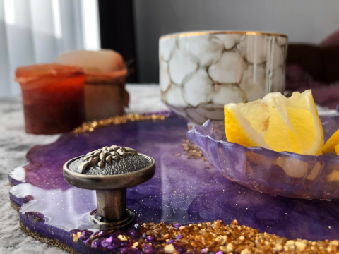 BEST SELLER – Platou din rășină epoxidică handmade unicat [13]