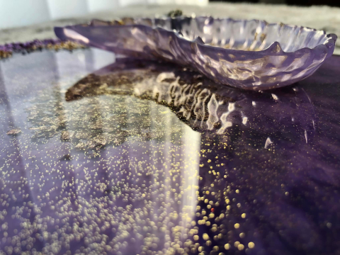 BEST SELLER – Platou din rășină epoxidică handmade unicat [12]