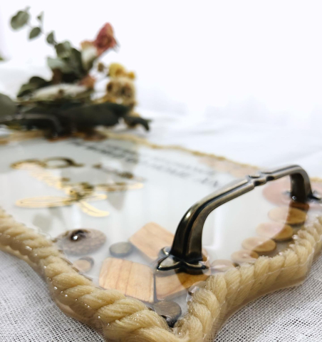 MODERNA – Platou din rășină epoxidică handmade unicat [3]