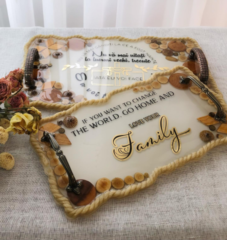 MODERNA – Platou din rășină epoxidică handmade unicat [1]
