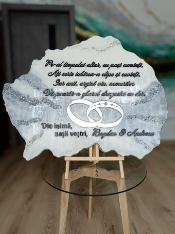 Tablouri Rășină Epoxidică - BIJOUX – Tablou decorativ din rășină epoxidică handmade personalizat