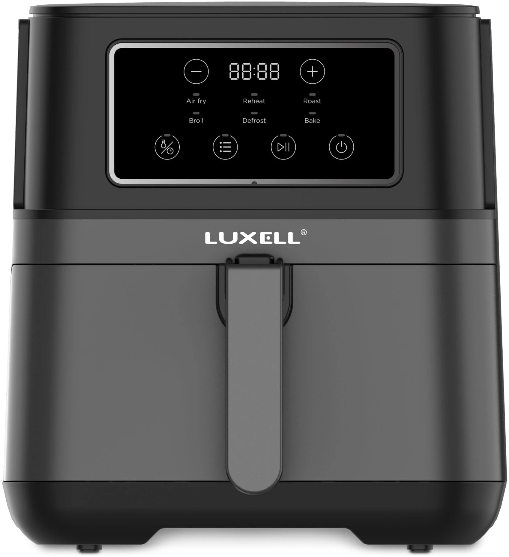 Friteuză cu aer cald Luxell LXAF-01 XXL FastFryer, Putere 1850 W, Capacitate 7.5L, 6 programe automate, Functie mentinere la cald, Inox [1]