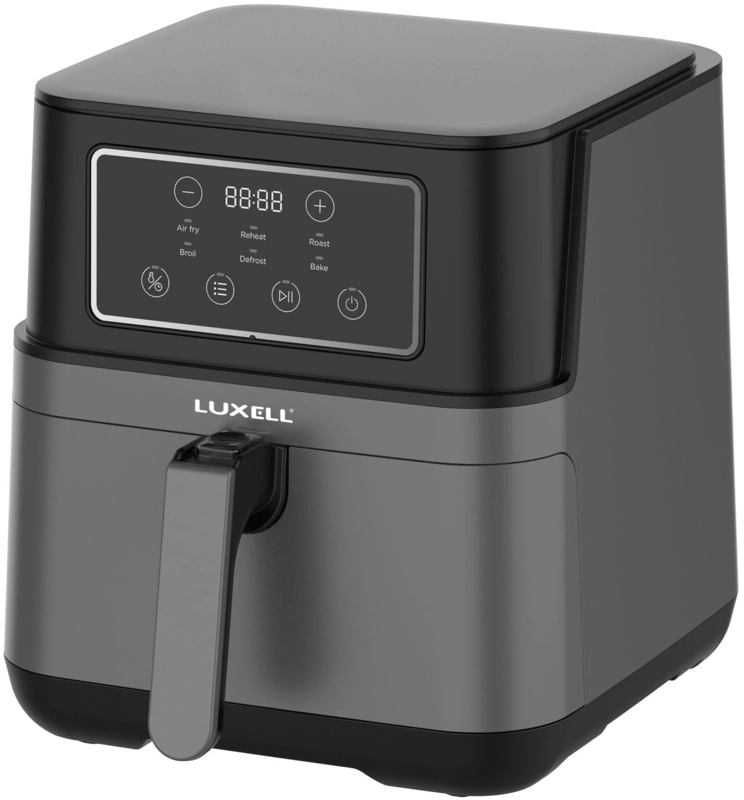 Friteuză cu aer cald Luxell LXAF-01 XXL FastFryer, Putere 1850 W, Capacitate 7.5L, 6 programe automate, Functie mentinere la cald, Inox [6]