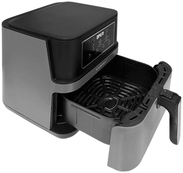 Friteuză cu aer cald Luxell LXAF-01 XXL FastFryer, Putere 1850 W, Capacitate 7.5L, 6 programe automate, Functie mentinere la cald, Inox [5]