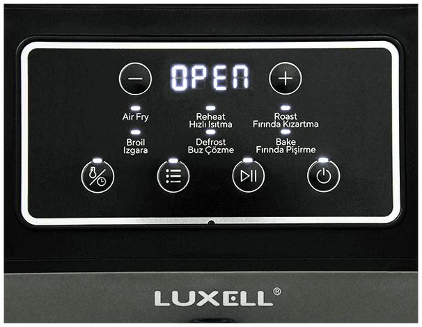 Friteuză cu aer cald Luxell LXAF-01 XXL FastFryer, Putere 1850 W, Capacitate 7.5L, 6 programe automate, Functie mentinere la cald, Inox [2]